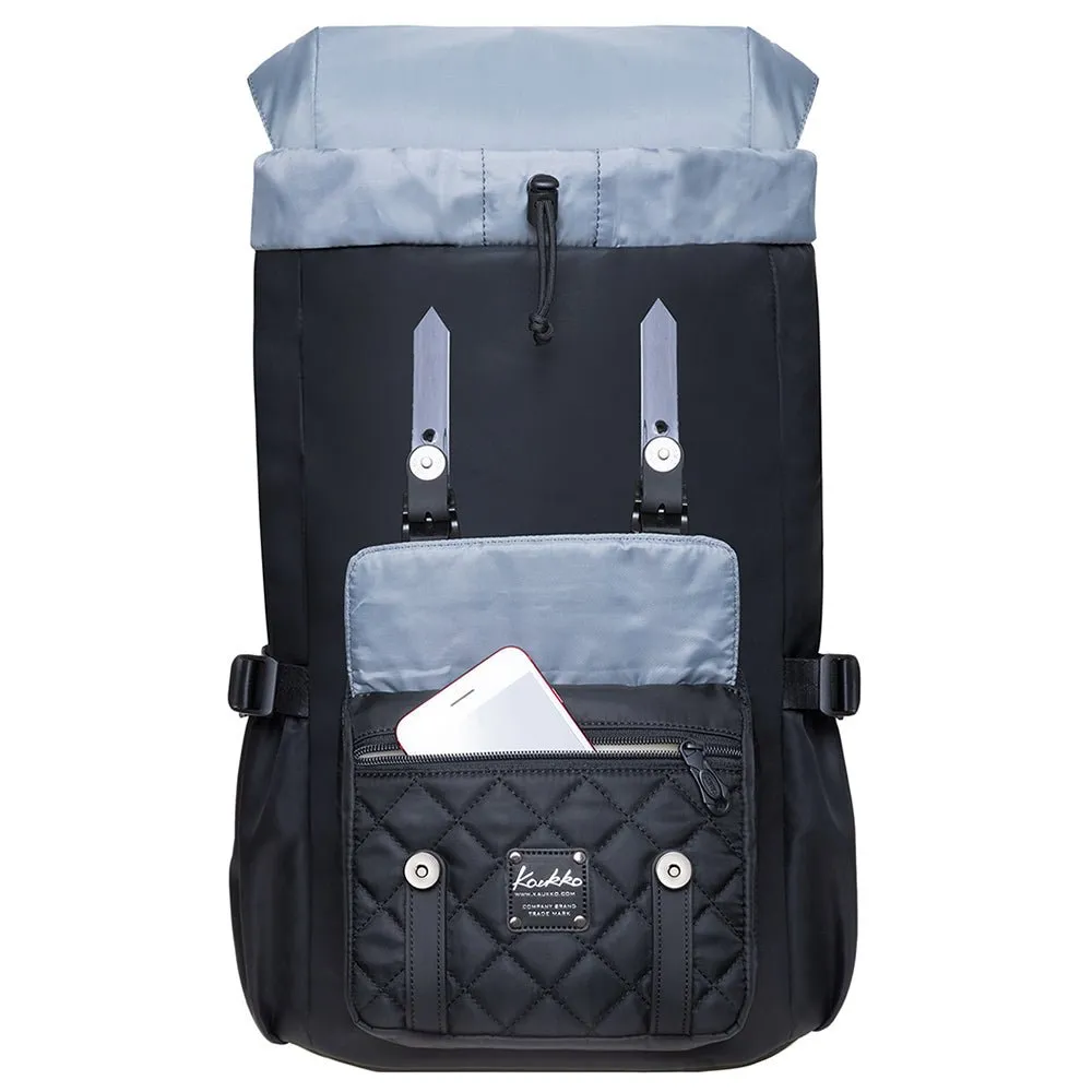 KAUKKO Backpack for city trips, EP5-20 ( Black / 14 L )