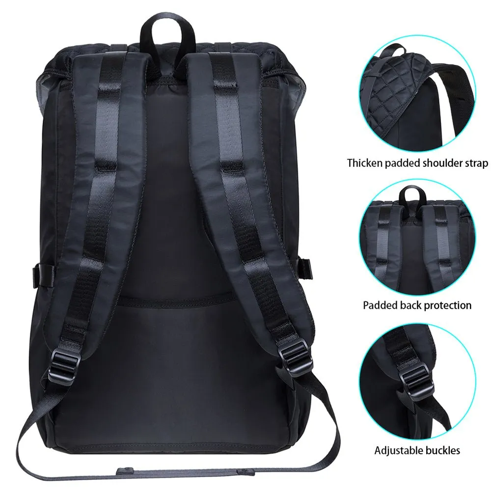KAUKKO Backpack for city trips, EP5-20 ( Black / 14 L )