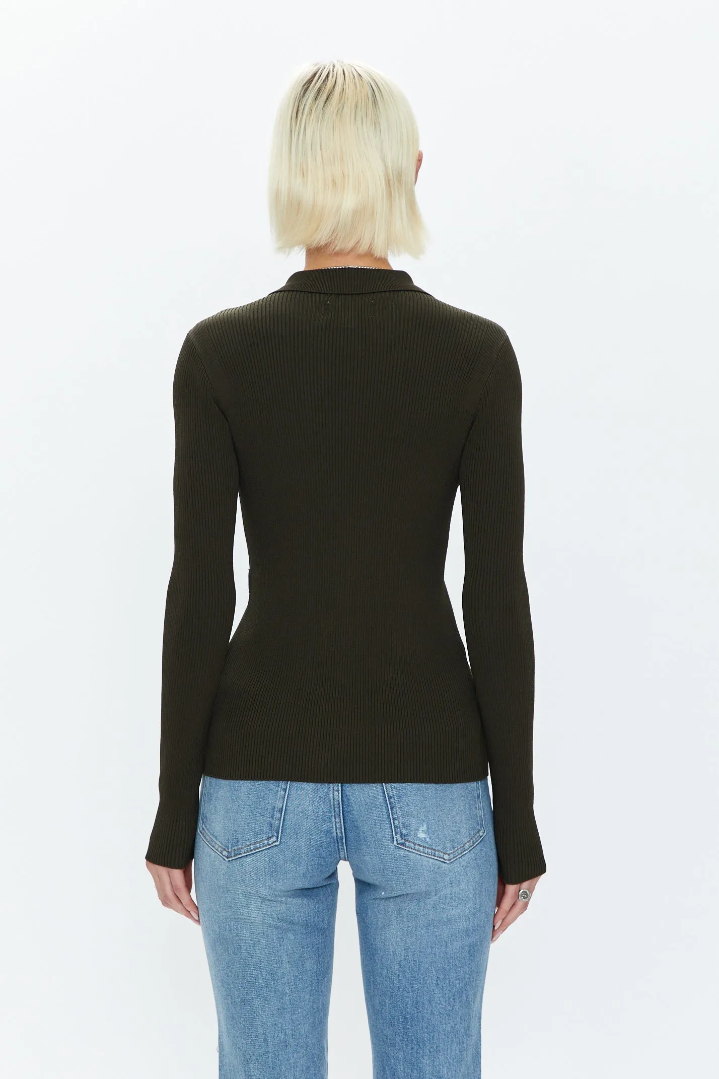 Kealy Multi-Functional Sweater - Dark Olive