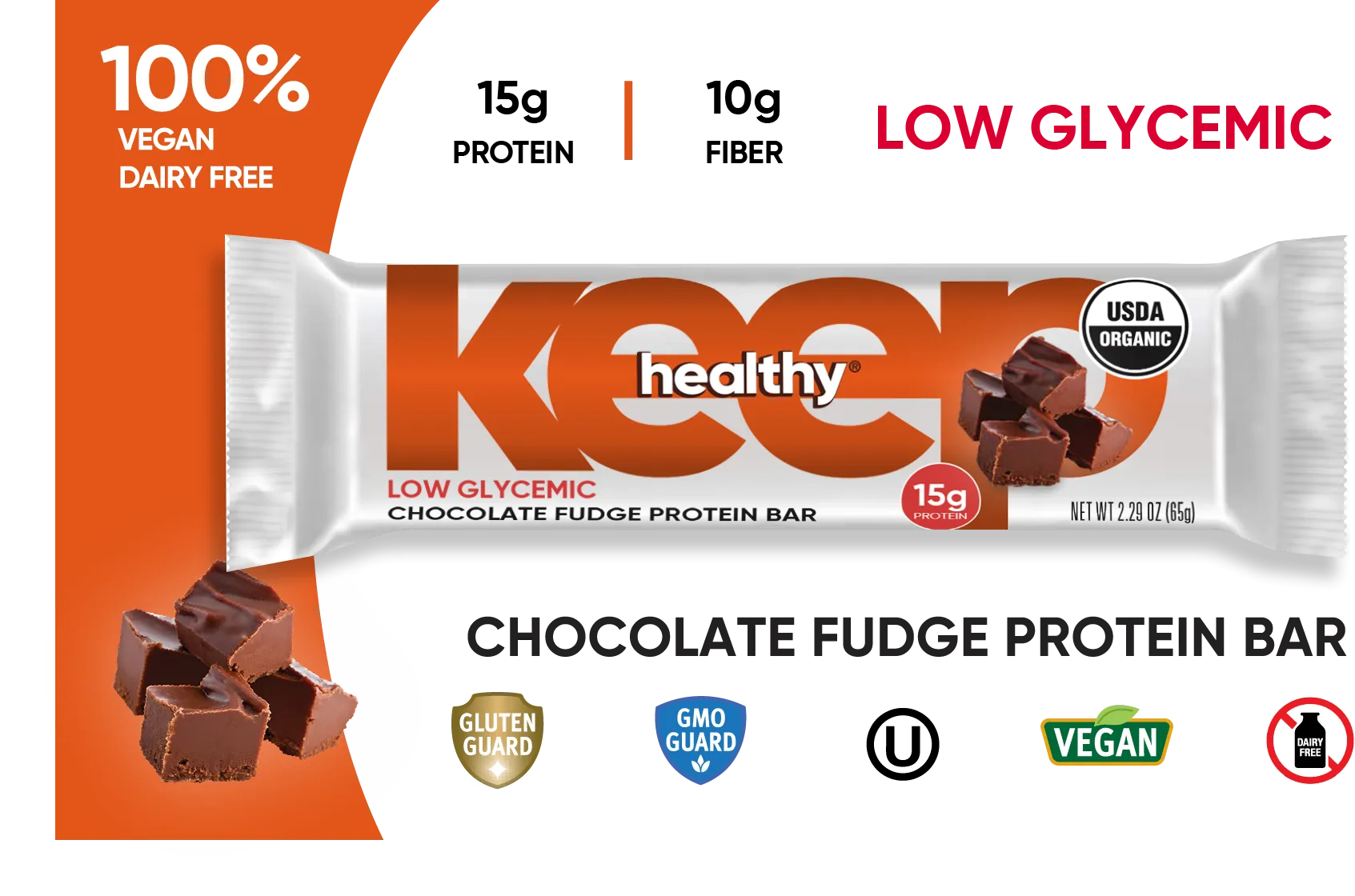 Keep Healthy Low Glycemic Variety Pack - 15 Individually Wrapped Bar Sampler Variety Pack