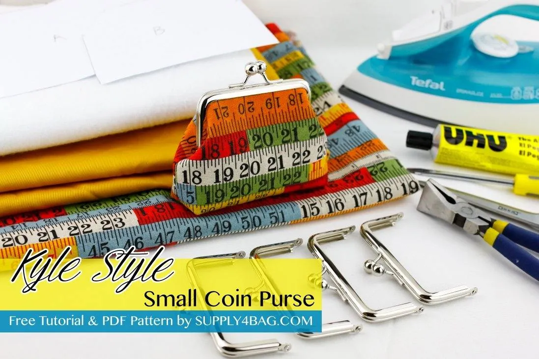 Kyle Small Coin Purse Making Tutorial & PDF Pattern