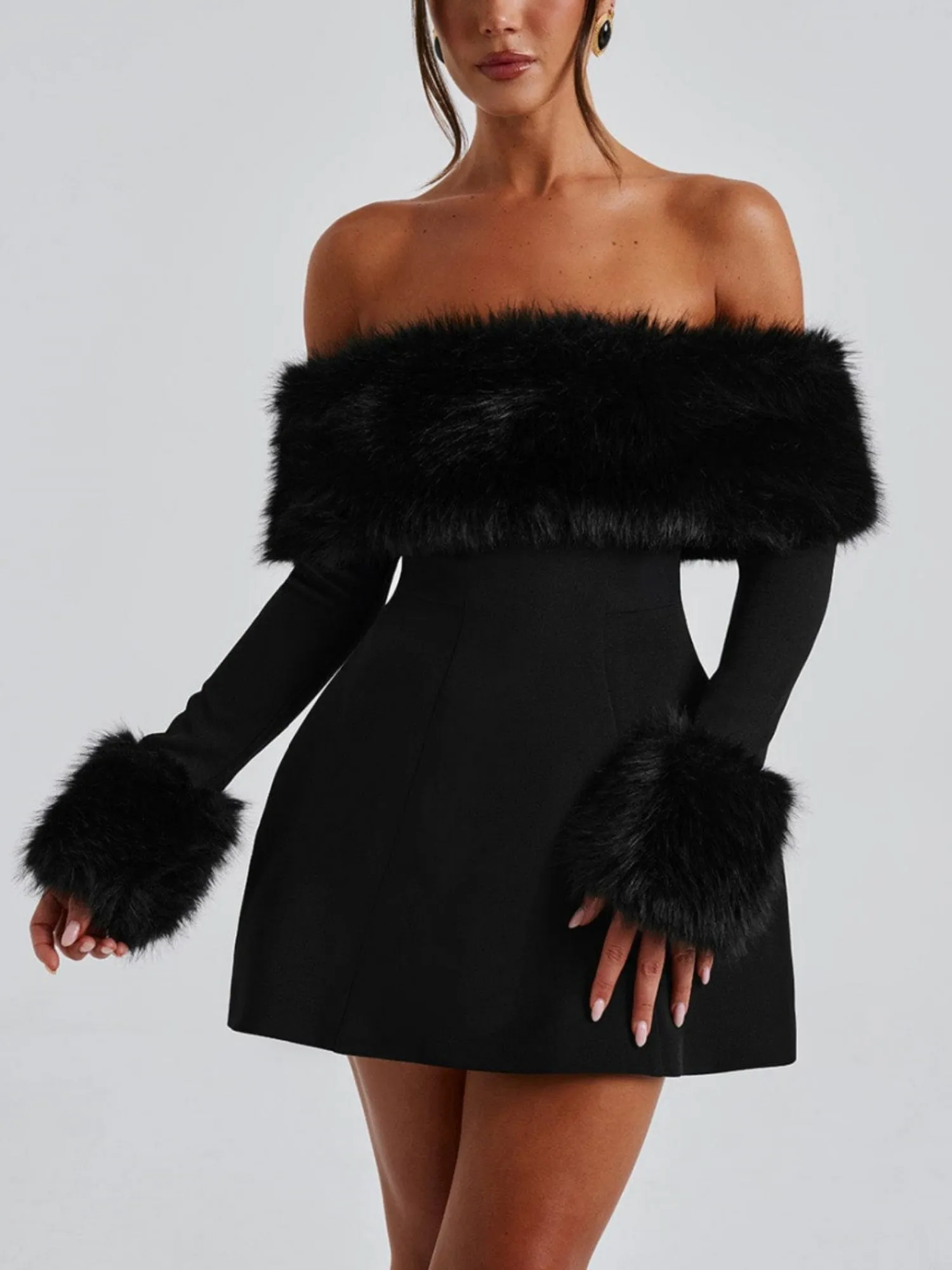 Laurel | Luxurious Fur Dress