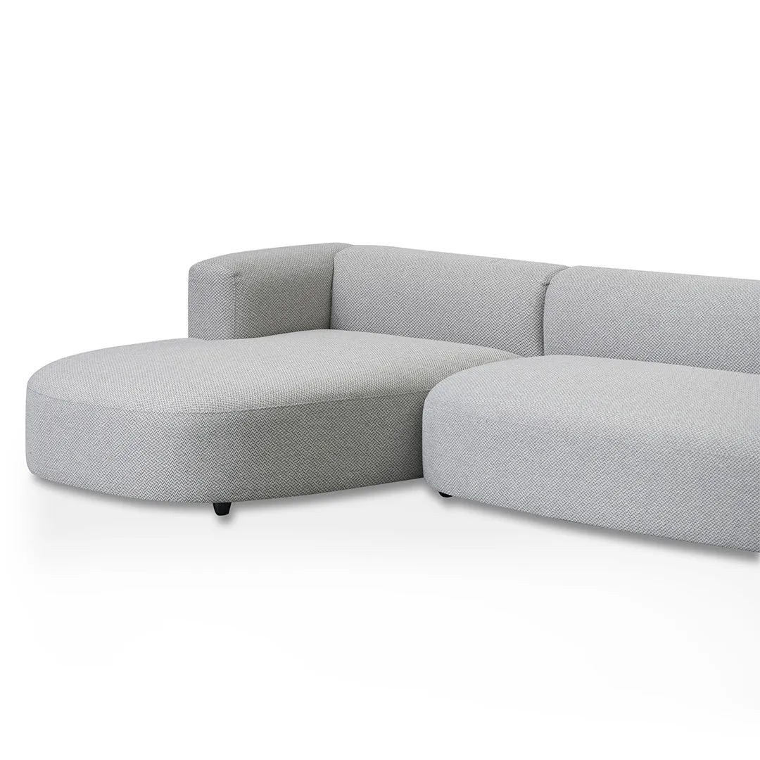 Lavinia Left Chaise Sofa - Grey