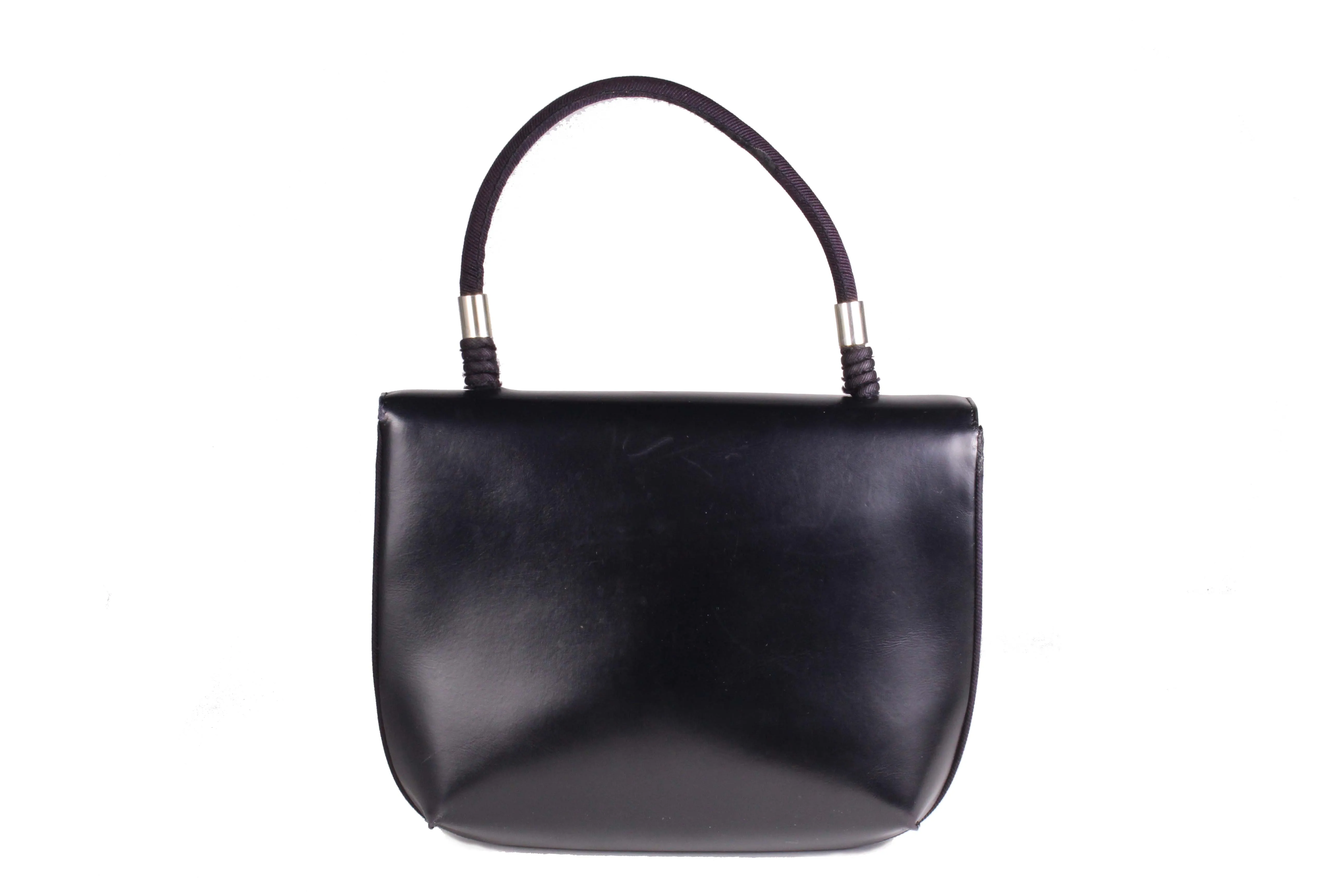 LOEWE black leather handbag