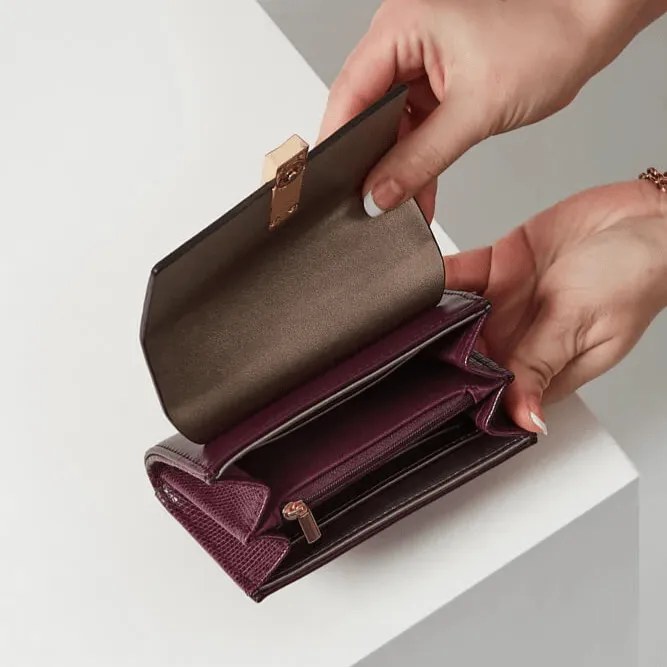 Luella Grey Frederica Small Purse in Plum
