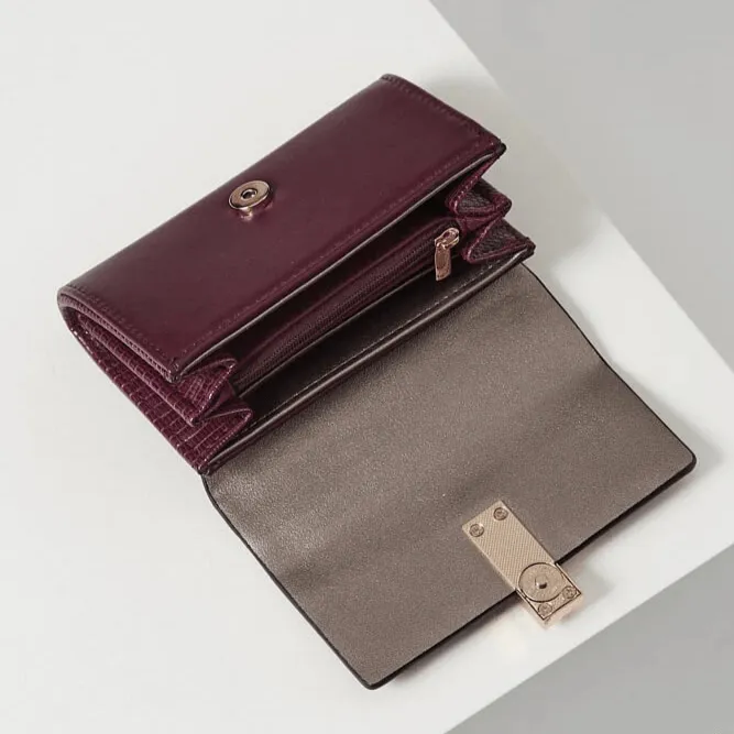 Luella Grey Frederica Small Purse in Plum