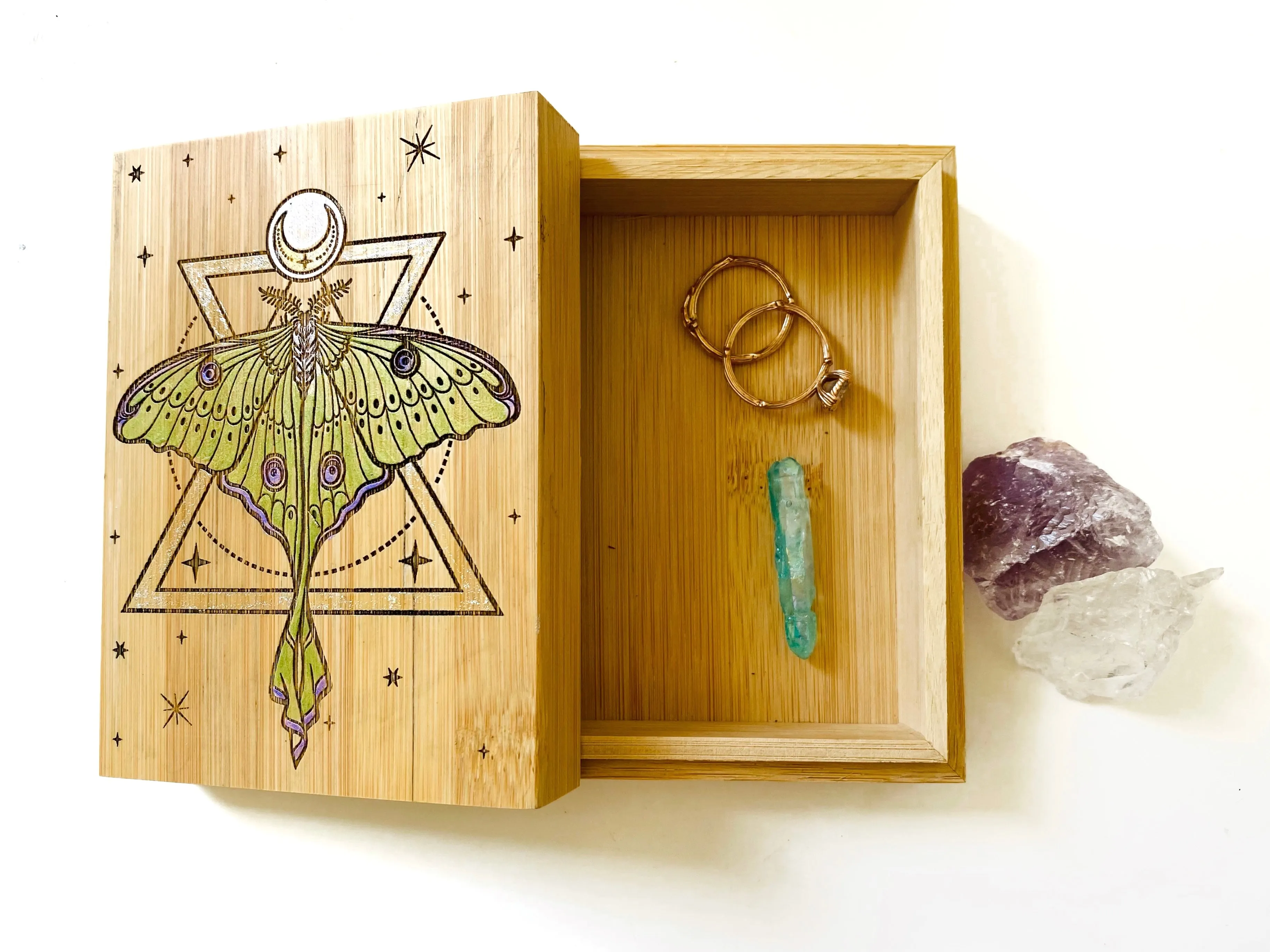 Luna Moth Small Storage Box