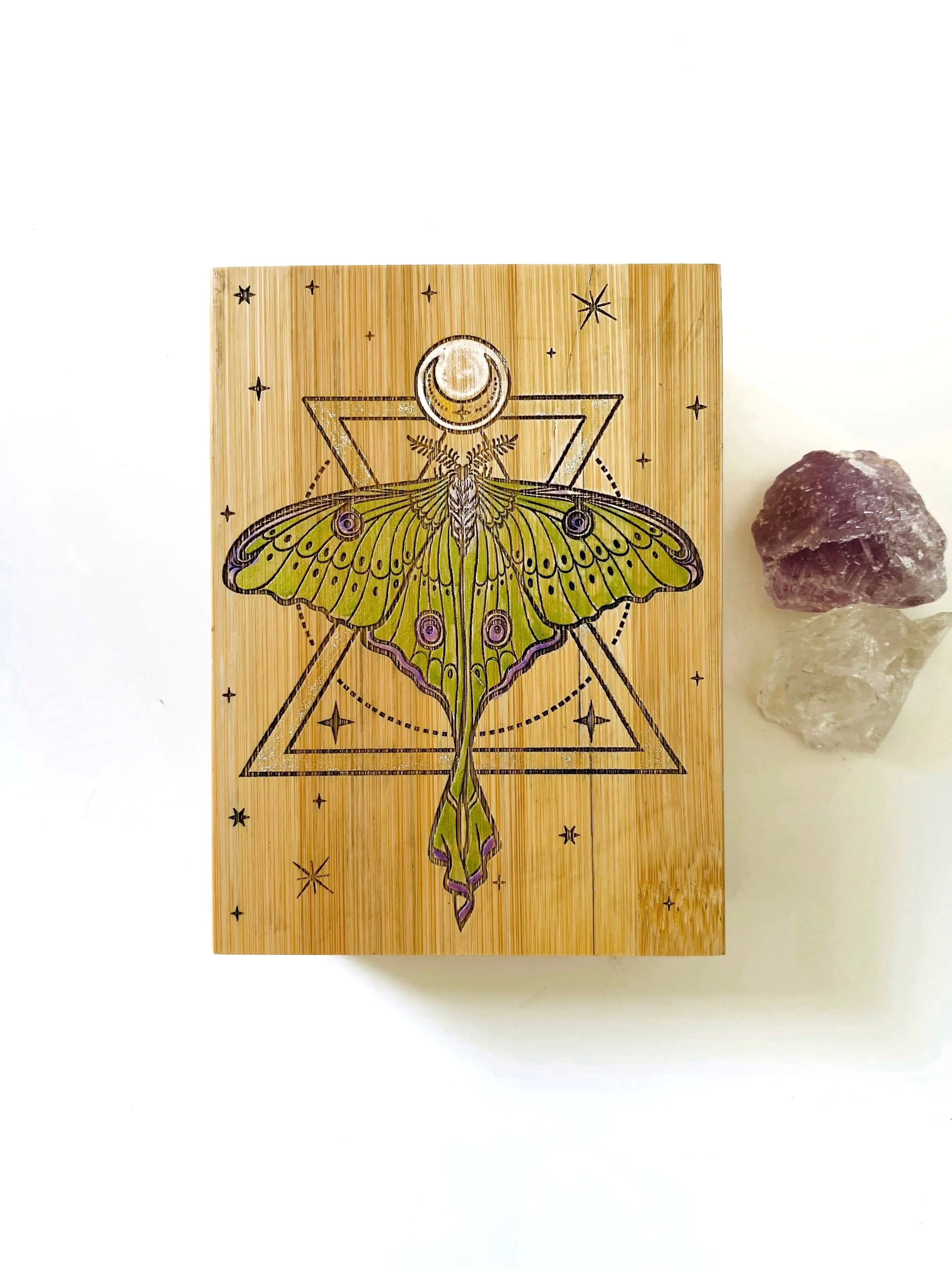 Luna Moth Small Storage Box
