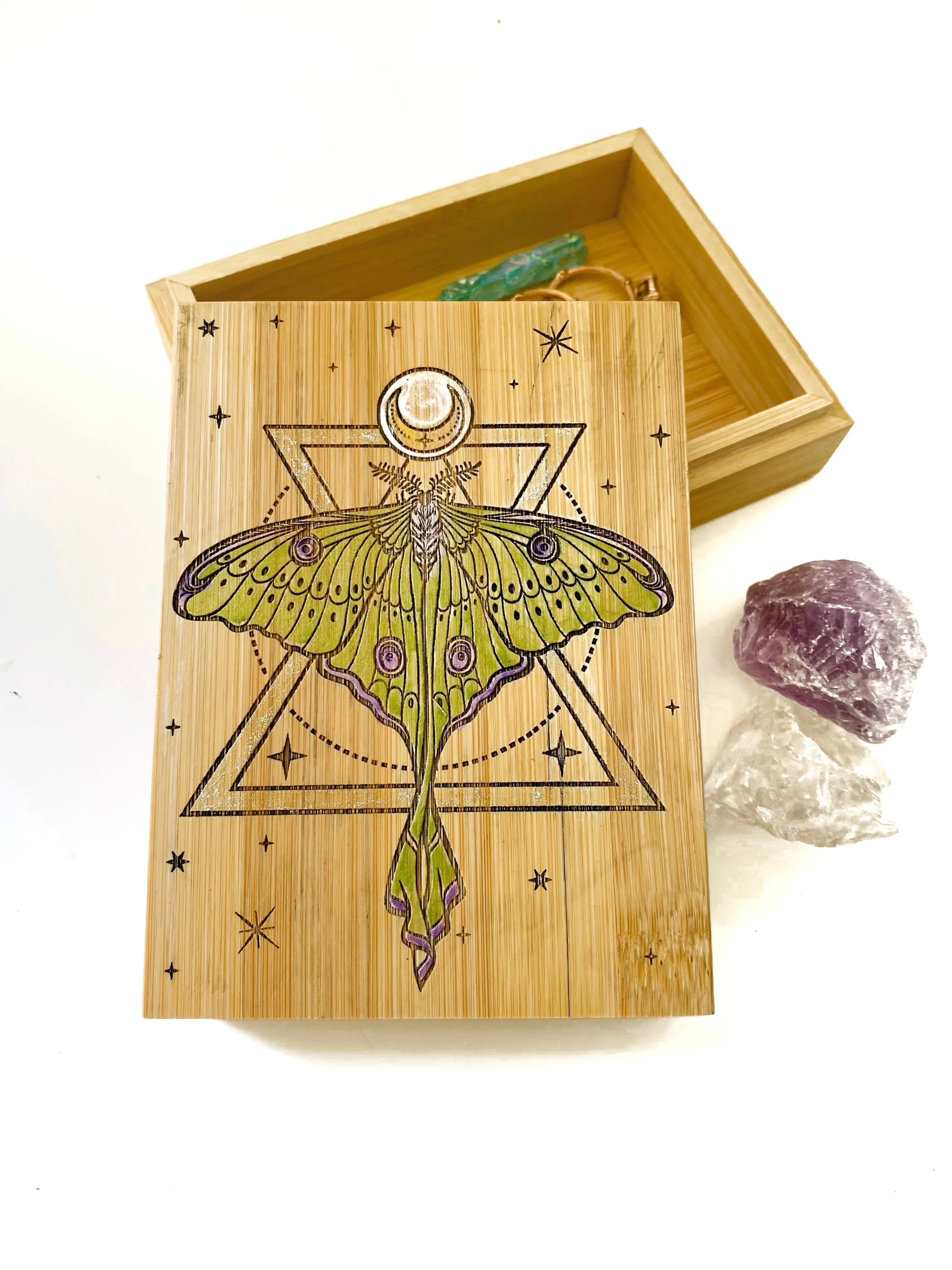 Luna Moth Small Storage Box