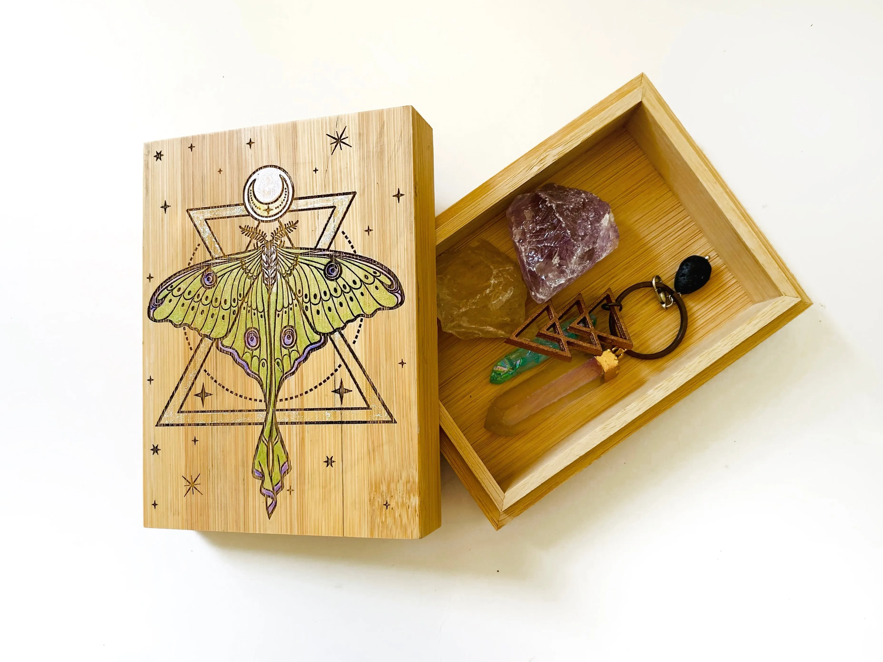 Luna Moth Small Storage Box
