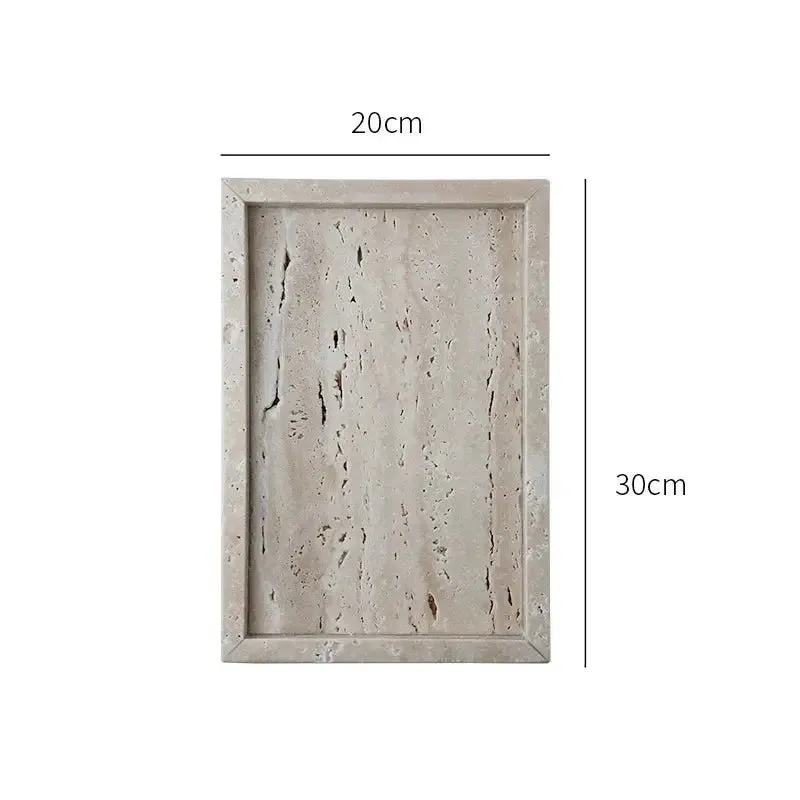 Luxe - Travertine Harfiy Marble Tray