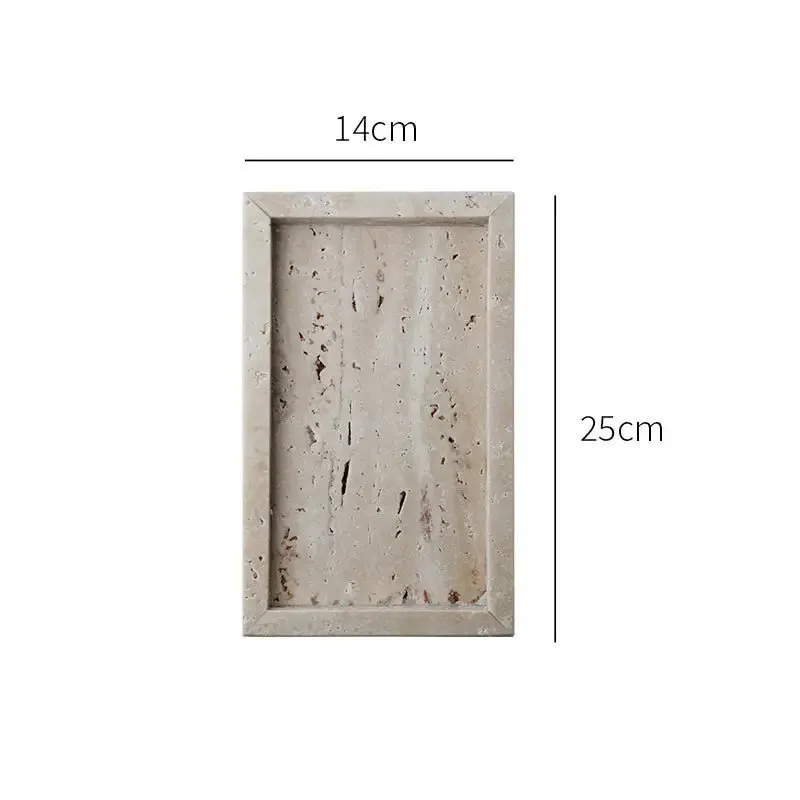 Luxe - Travertine Harfiy Marble Tray
