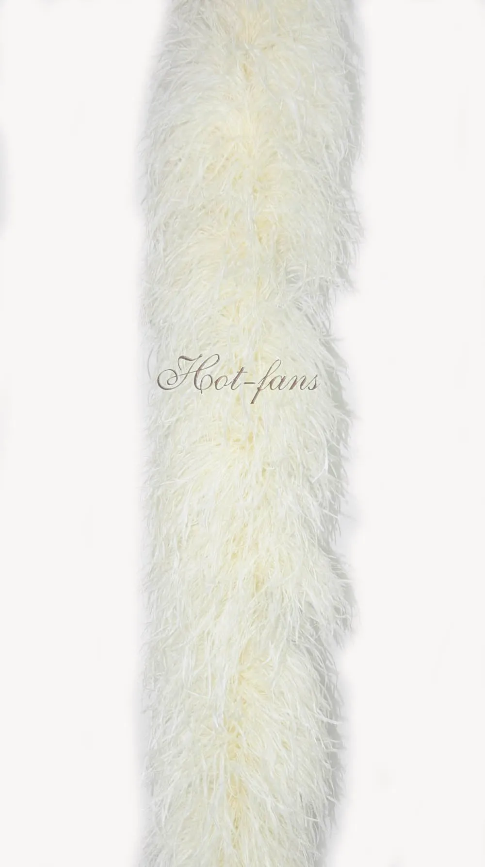 Luxurious Beige 20 Ply Ostrich Feather Boa
