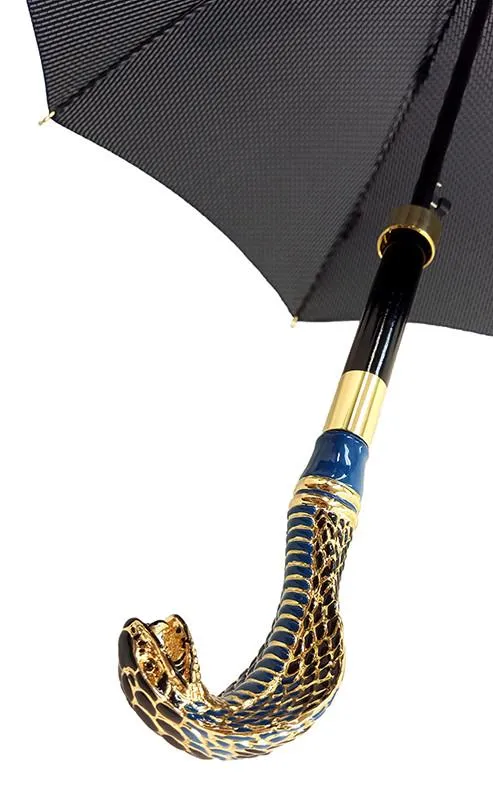 Luxurious Enameled Snake Luxury man's Umbrella