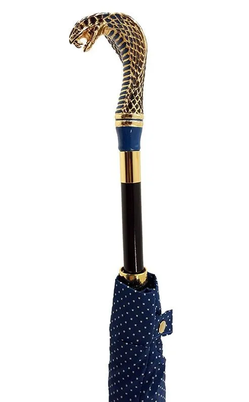 Luxurious Enameled Snake Luxury man's Umbrella