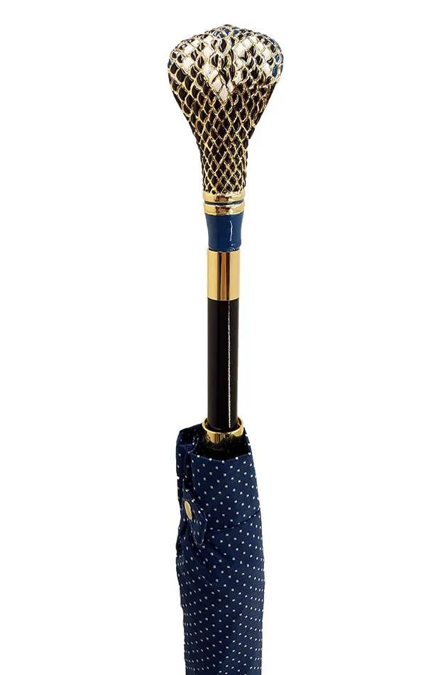 Luxurious Enameled Snake Luxury man's Umbrella