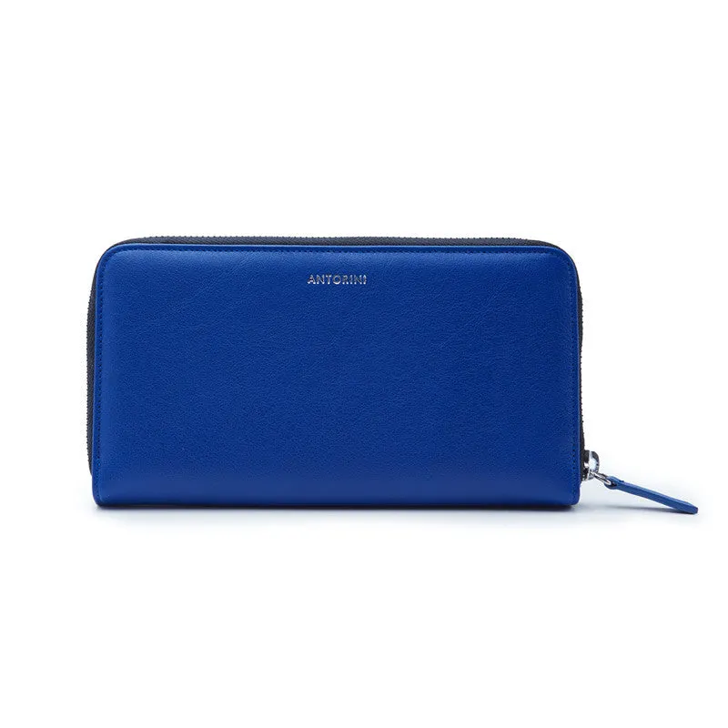 Luxurious Ladies ANTORINI City Wallet in Blue