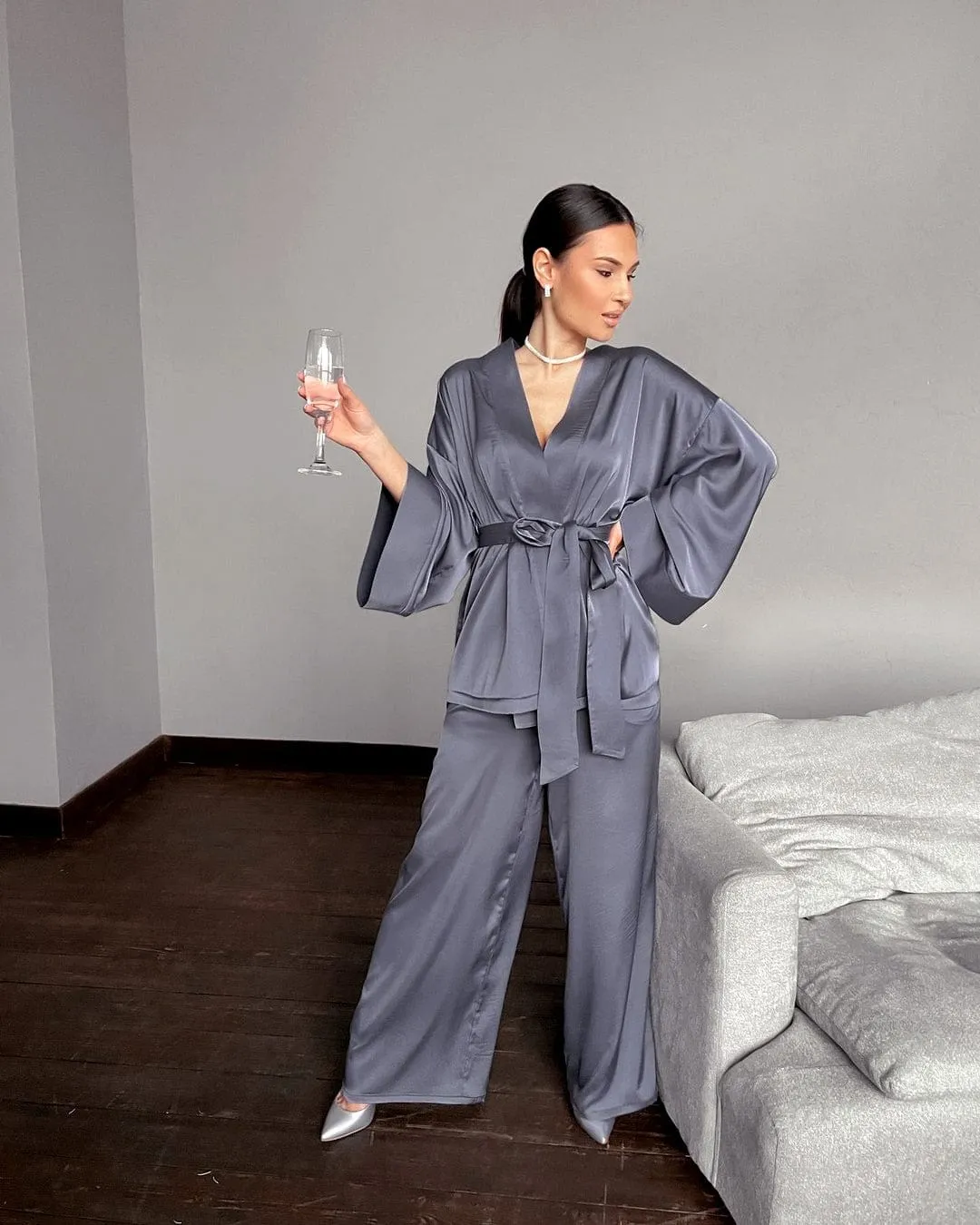 Luxurious Nightgown Loungewear