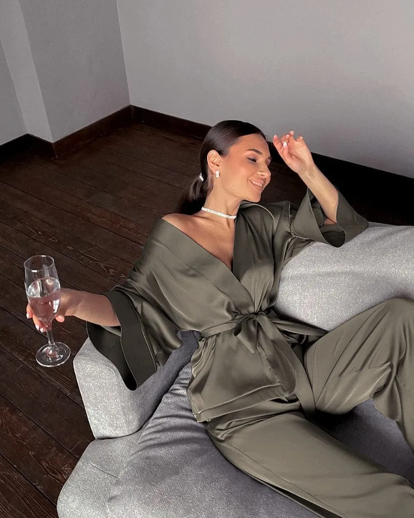 Luxurious Nightgown Loungewear