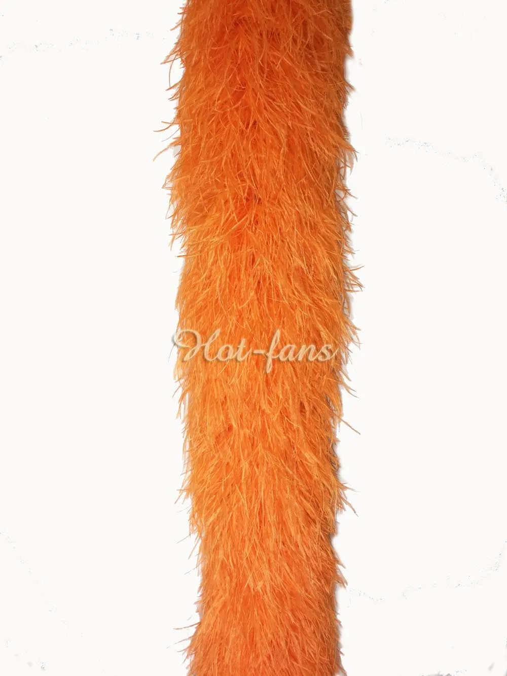 Luxurious Orange  12 Ply Ostrich Feather Boa