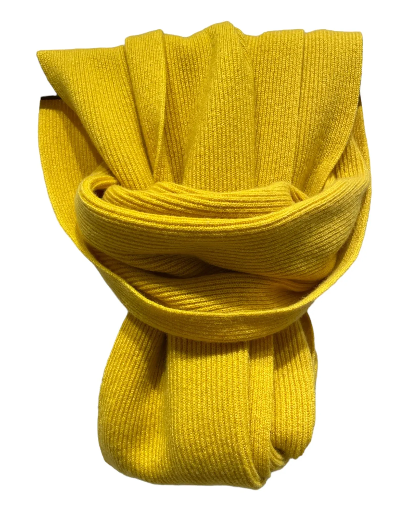 Luxurious Ribbed Cashmere Scarf