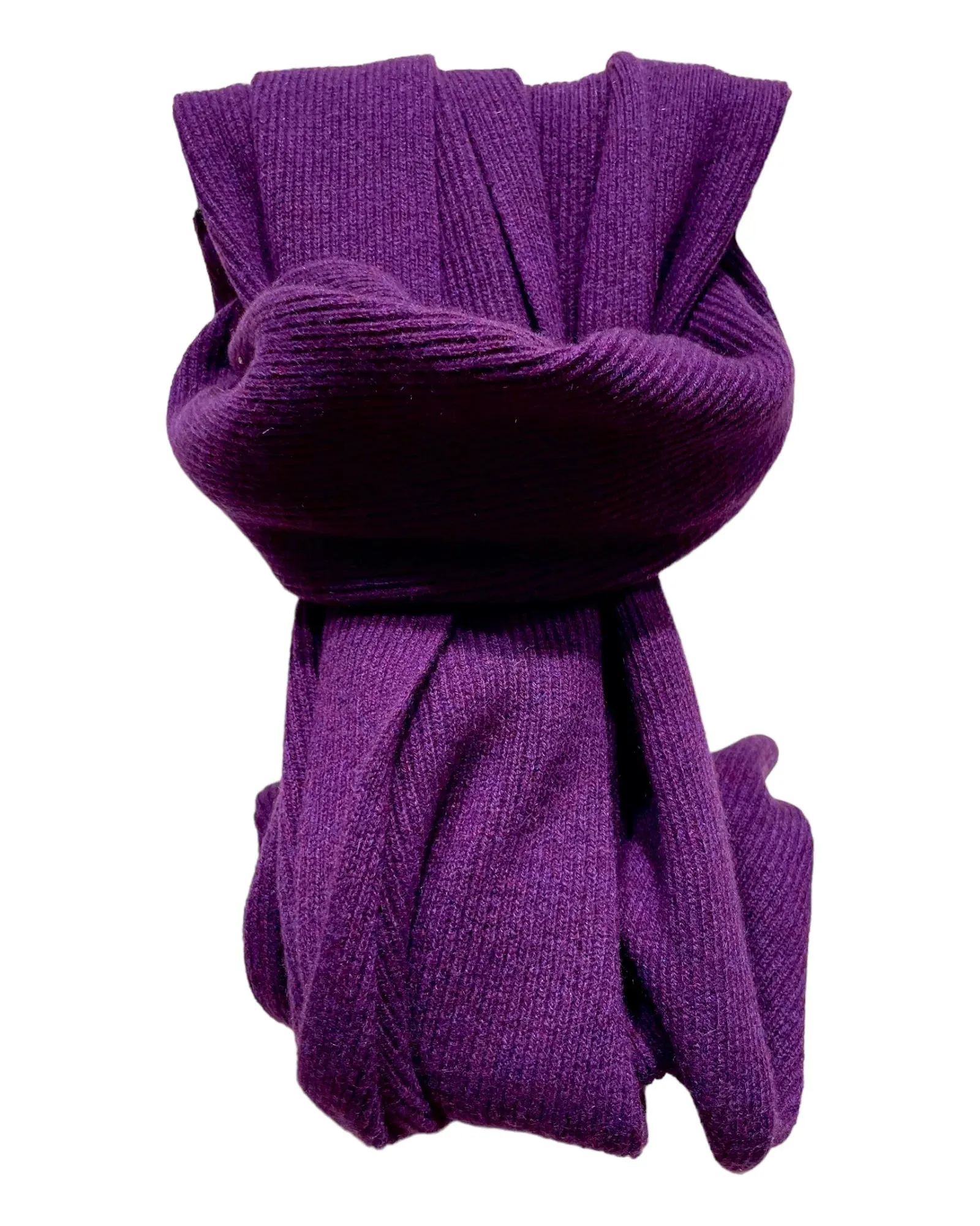 Luxurious Ribbed Cashmere Scarf