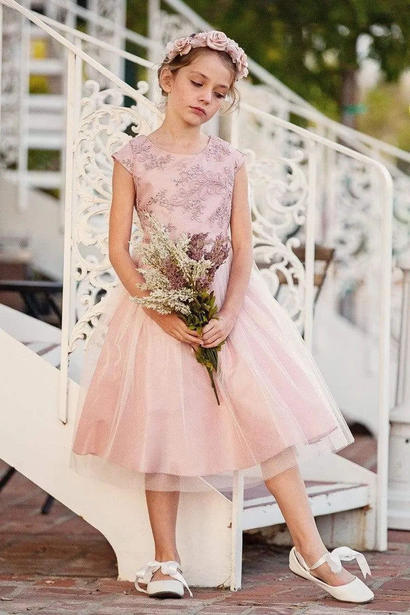 Luxurious Silk & Glittery Tulle Top