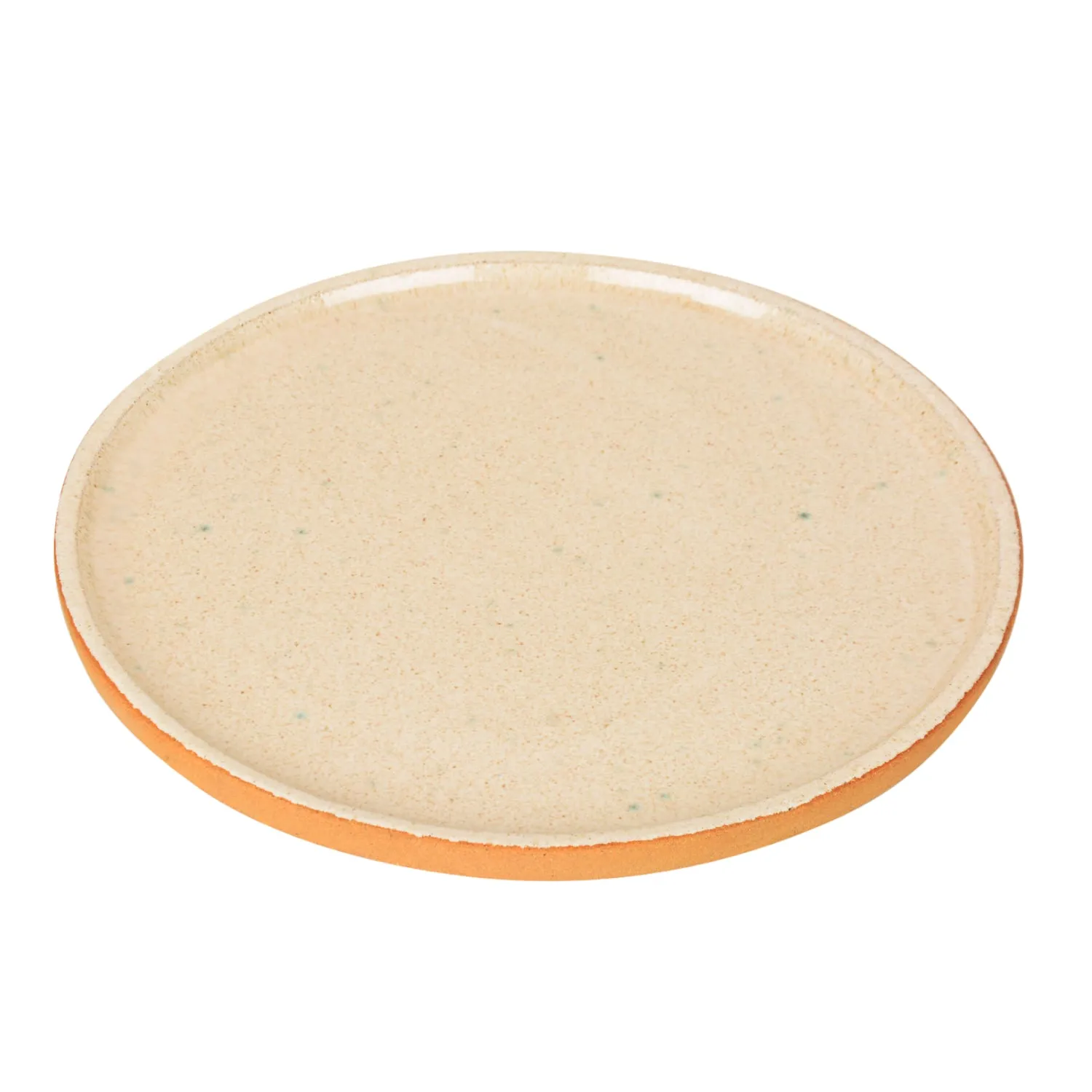 Luxurious Speckled Ceramic Pizza Plate