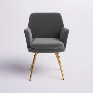 Luxurious Velvet Accent Dining Chair Blgreyue