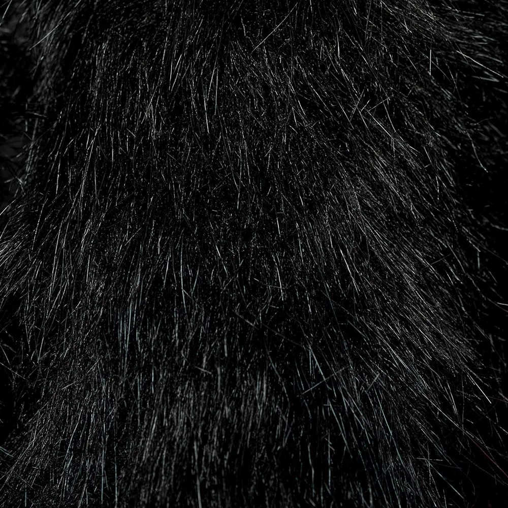 Luxurious Velvet Fur-Trimmed Gothic Short Jacket