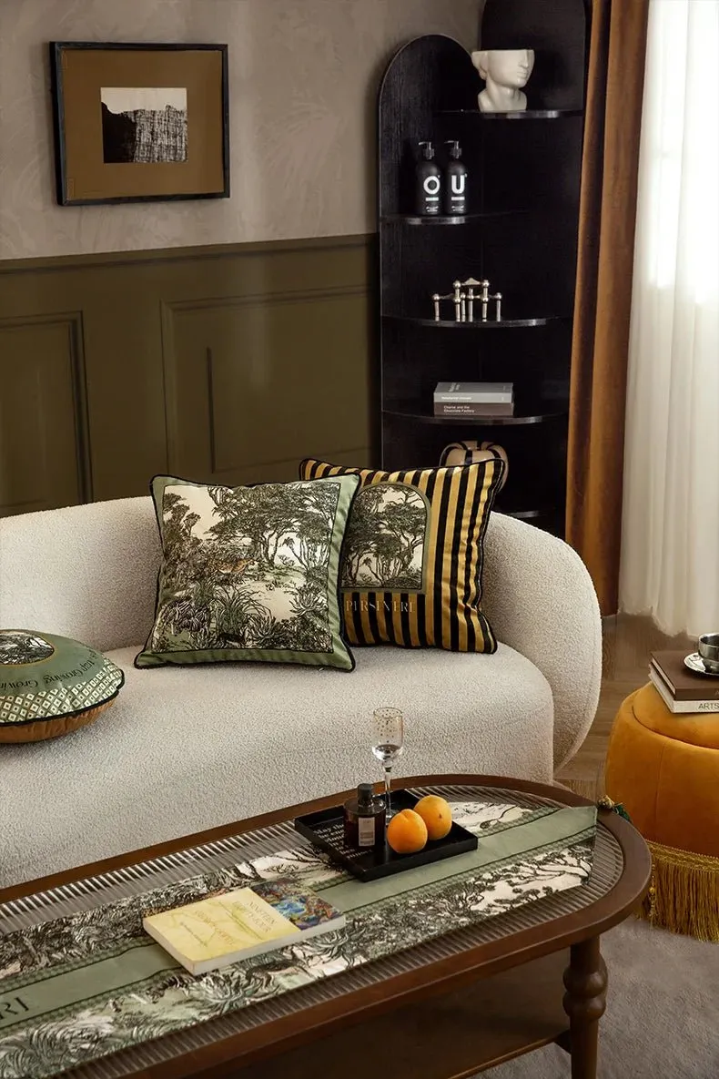 Luxurious Velvet Jungle Leopard Cushion Cover