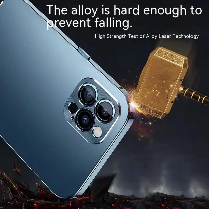 Magnetic MagSafe Metal Frame Aluminium Alloy Ultra-thin Phone Case For iPhone