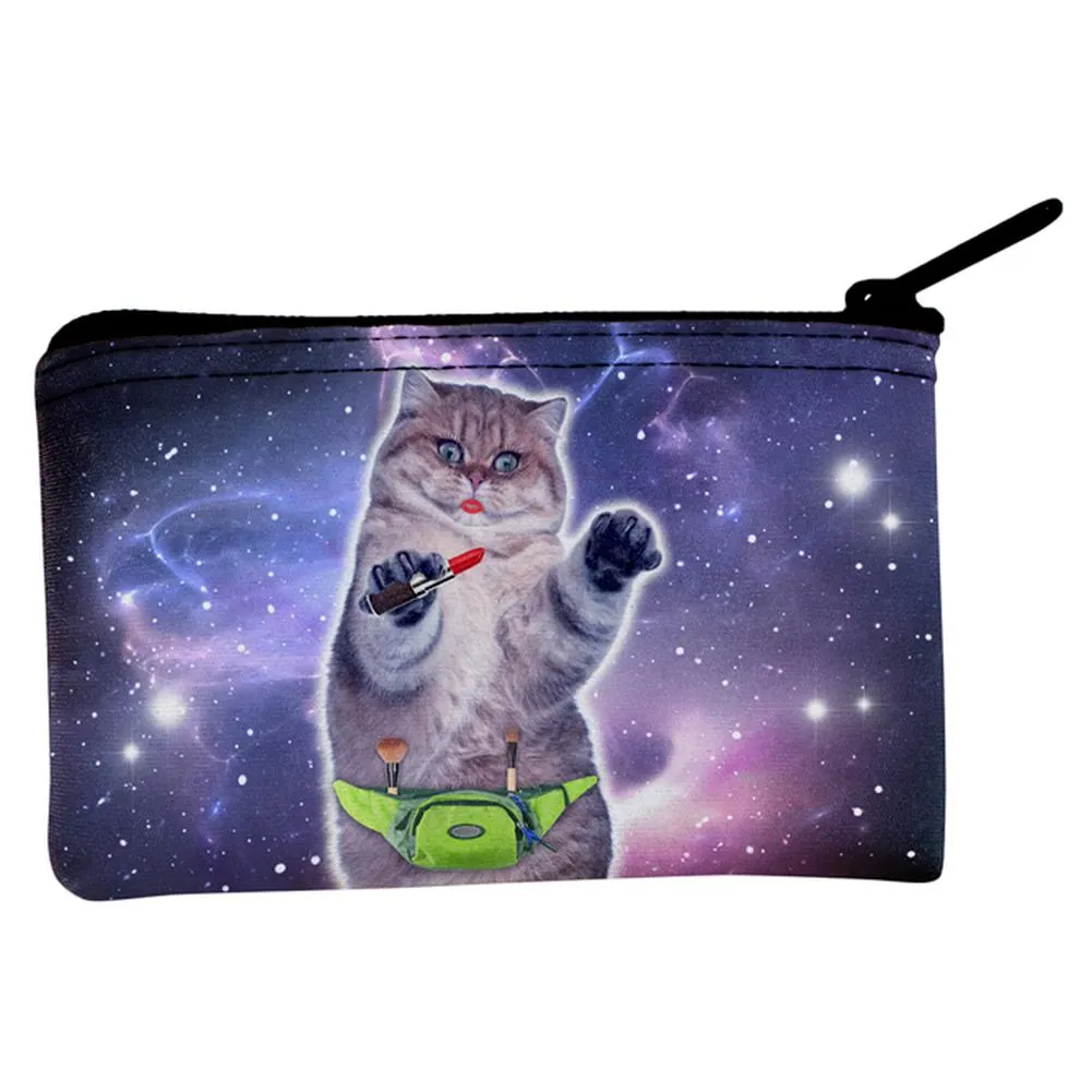 Makeup Cat Funny Coin Purse