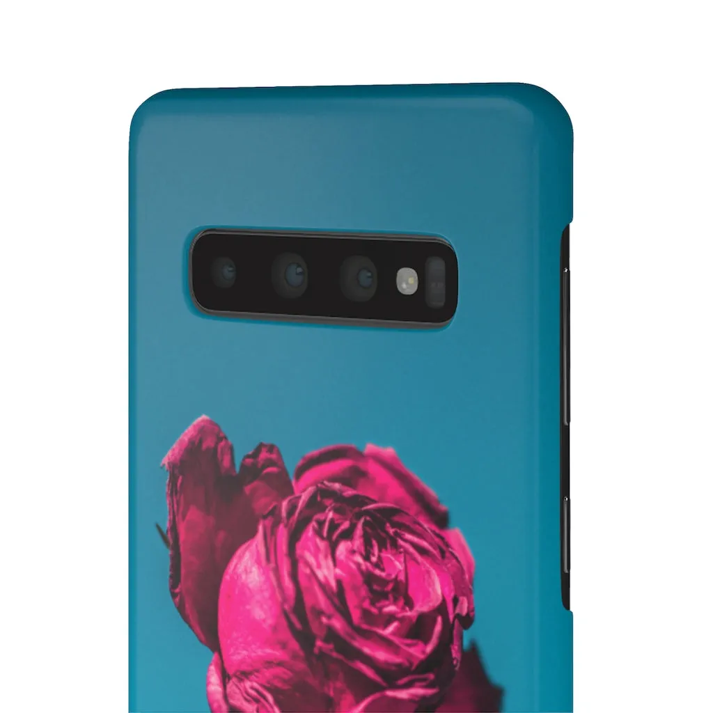 Marine Sky Rose Snap Case