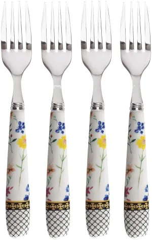 Maxwell Williams Floral Teas & C's Dessert Fork Contessa 4pc