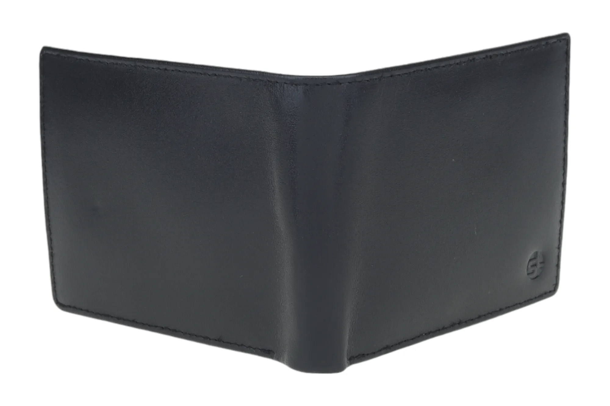MENS LEATHER WALLET WITH KEY RING COMBO 94923 (Black)