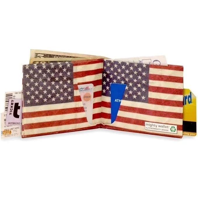 Mighty Tyvek Wallet Stars and Stripes