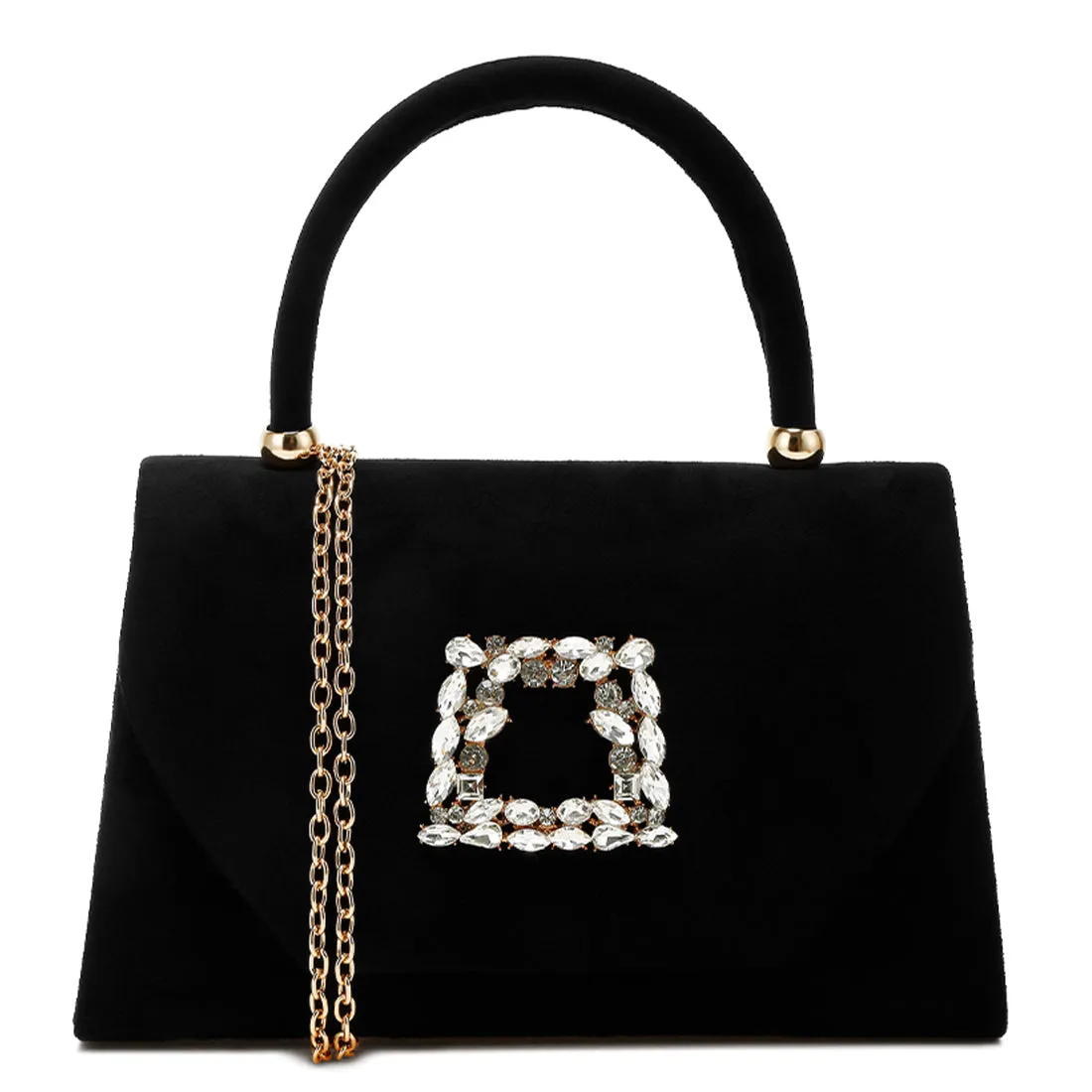 Mini Top Handle Brooch Bag