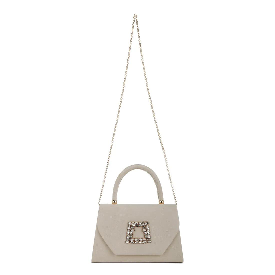 Mini Top Handle Brooch Bag