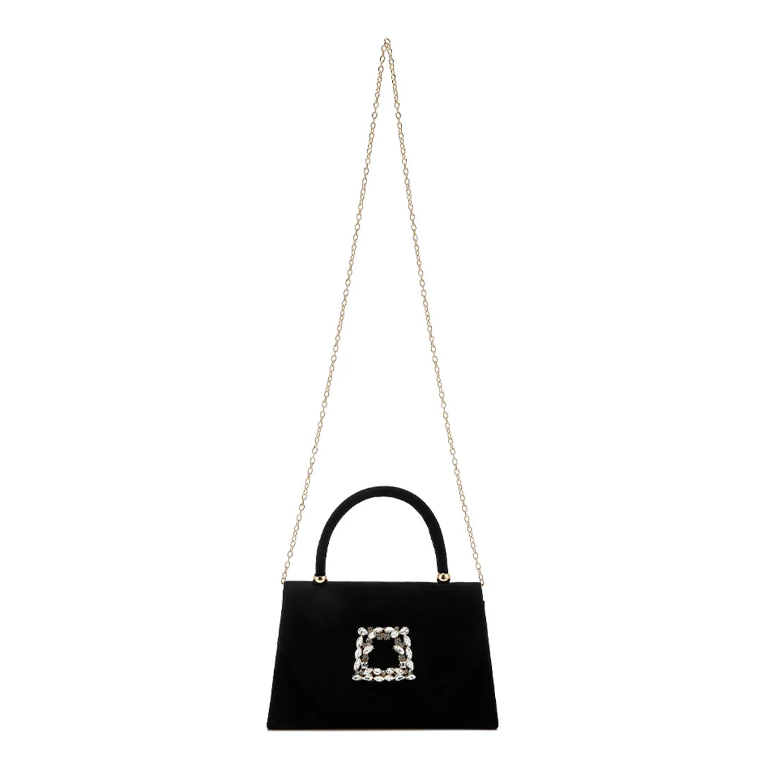 Mini Top Handle Brooch Bag