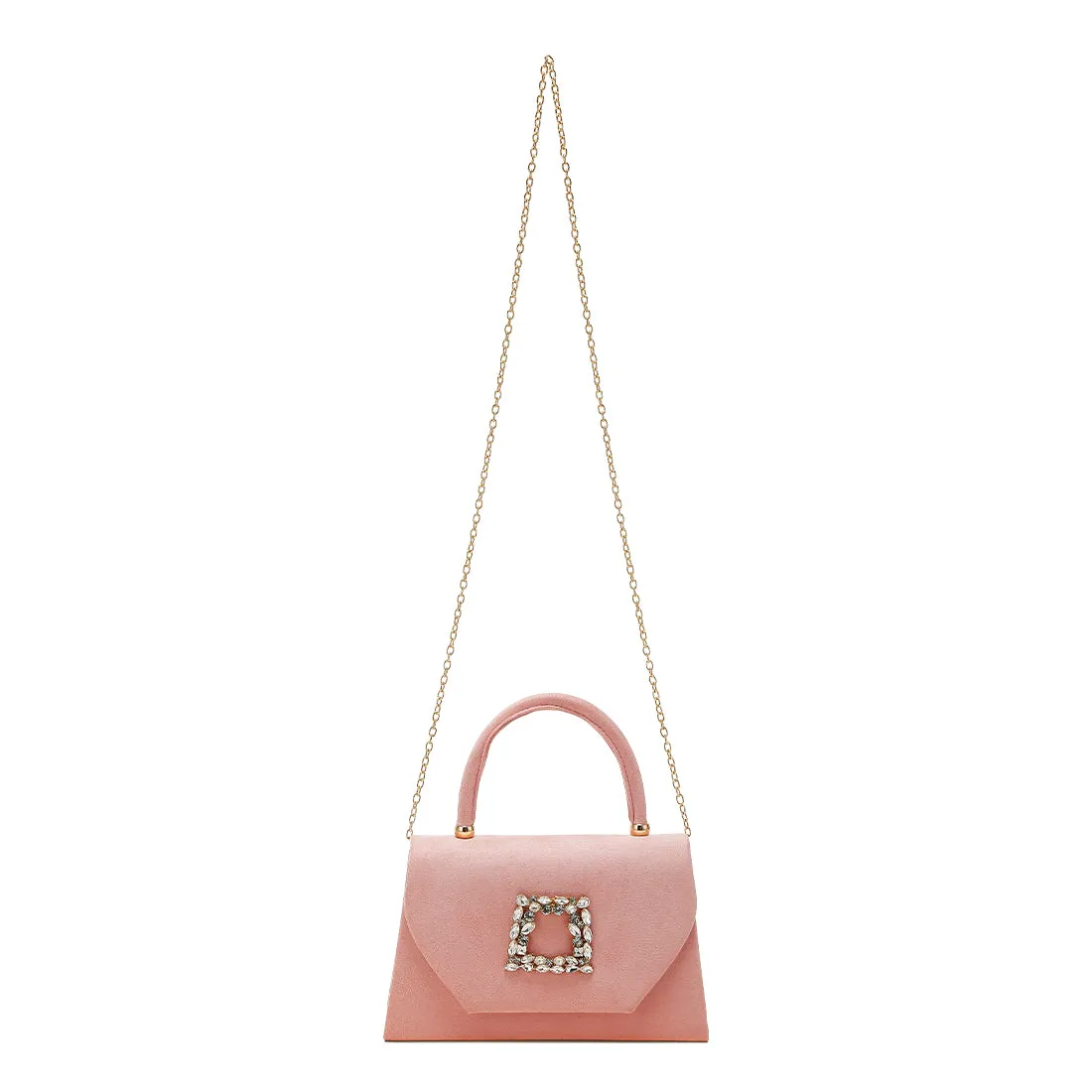 Mini Top Handle Brooch Bag