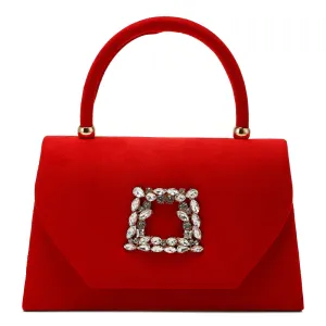 Mini Top Handle Brooch Bag