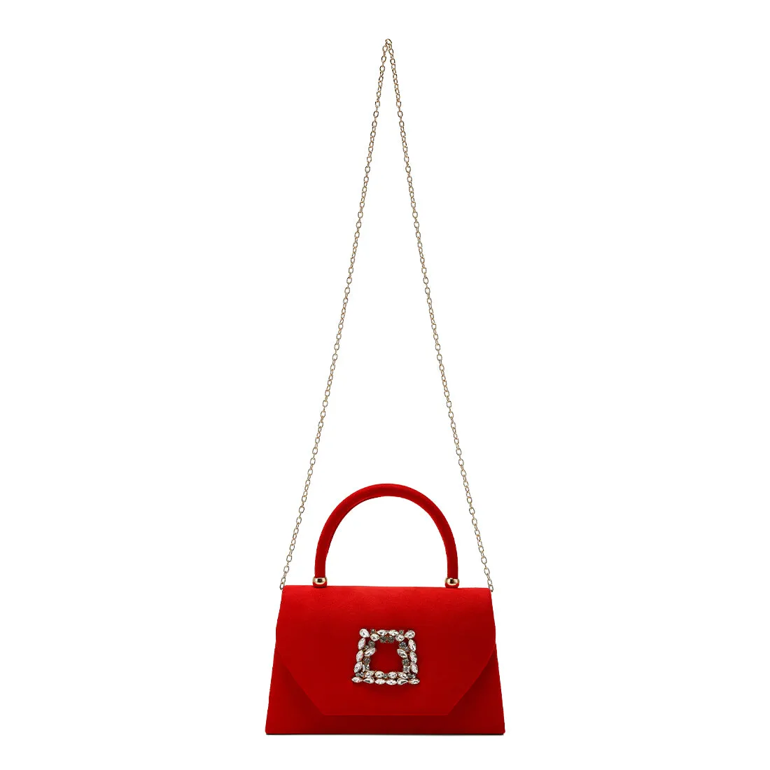 Mini Top Handle Brooch Bag