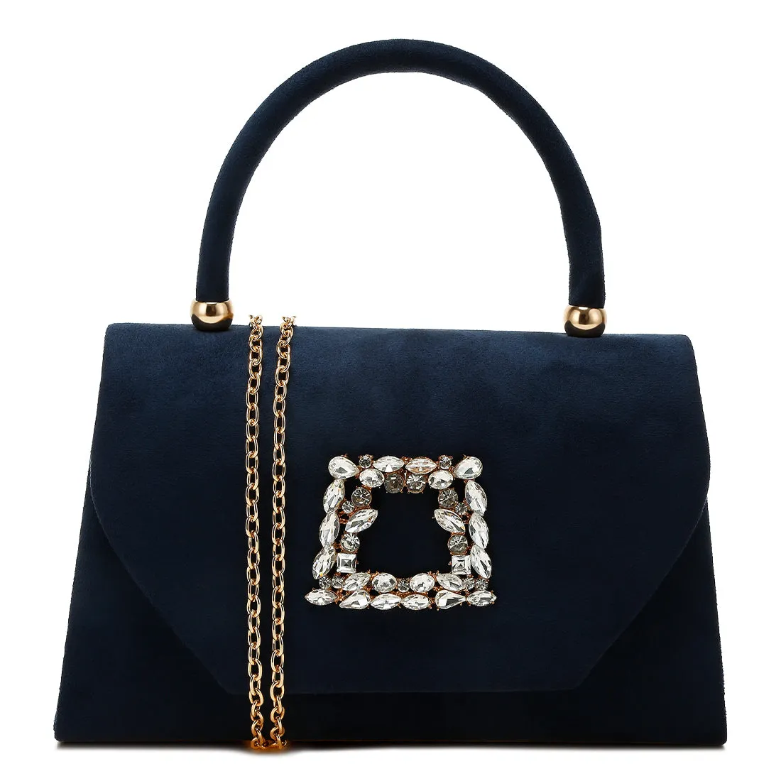 Mini Top Handle Brooch Bag