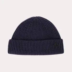 Moose Knuckles Navy Trimble Skull Cap