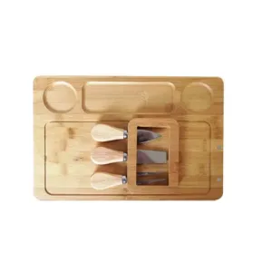 Multi-Functional Bamboo Cheese Board Id-25