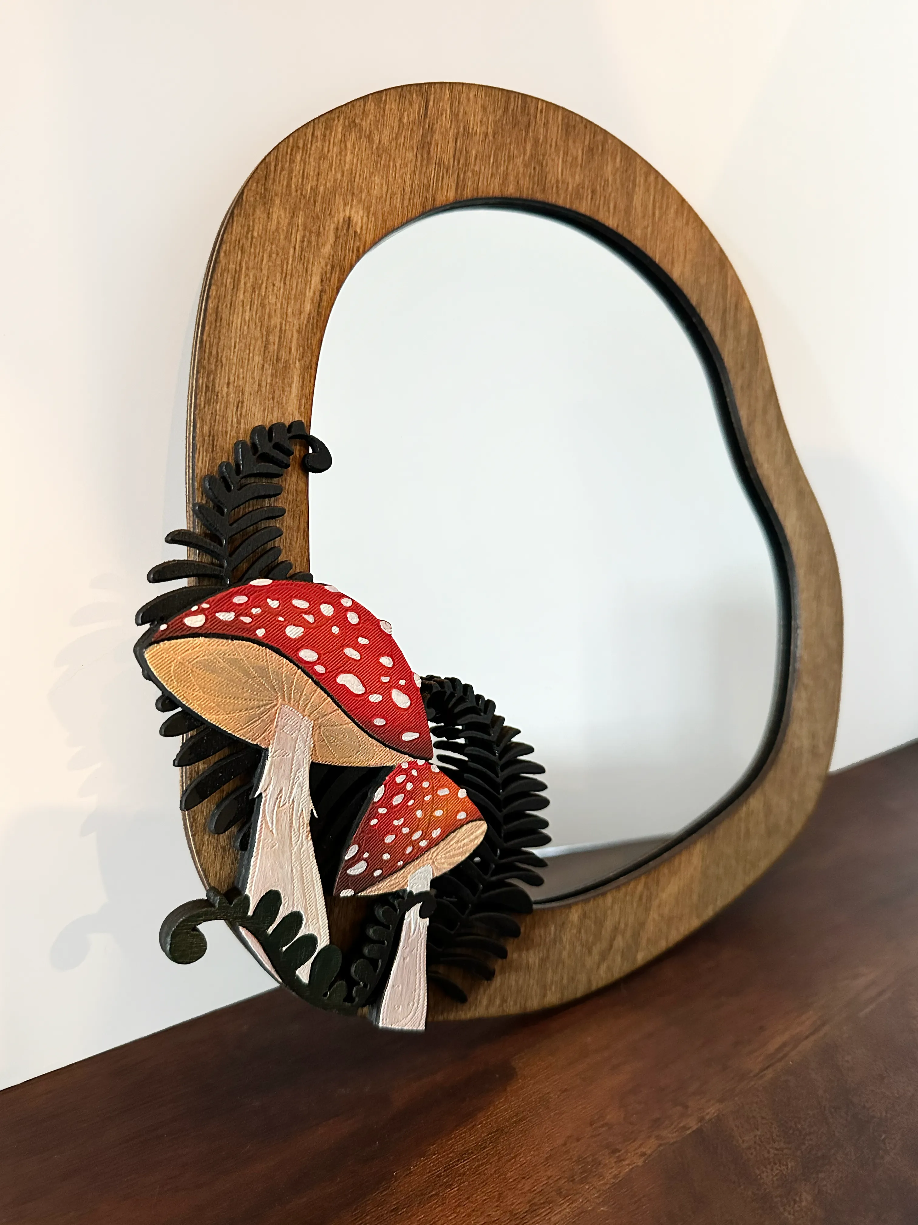 Mushroom Mirror, One of a Kind Item