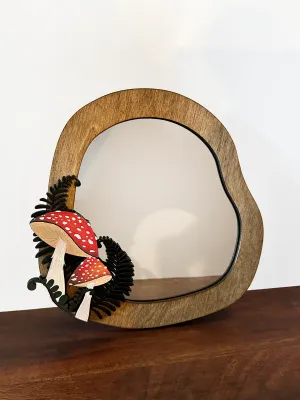 Mushroom Mirror, One of a Kind Item