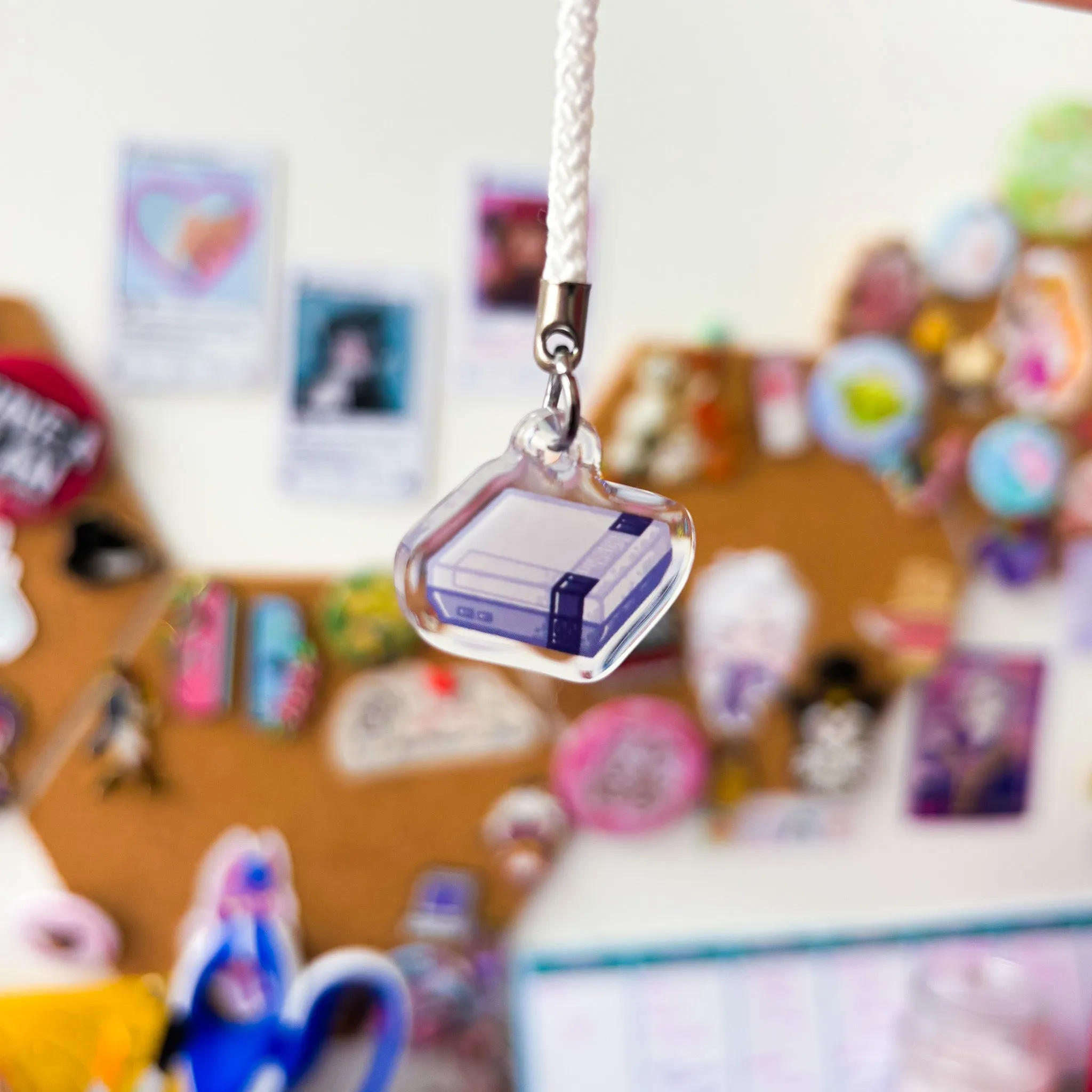 NES Mini Charm | Retro Console Phone Charm Nostalgia Gift for Gamers
