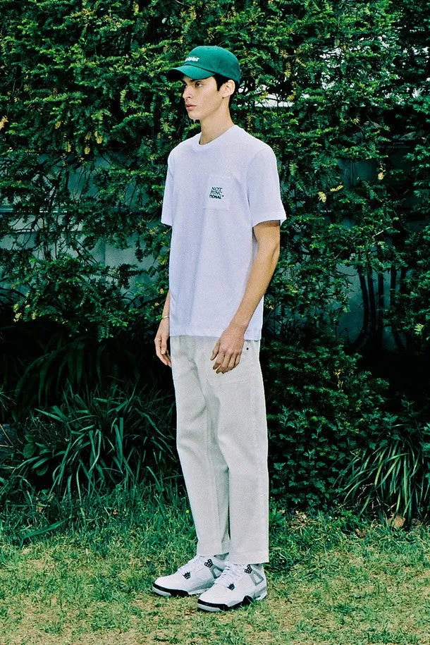 ‘NOT FUNCTIONAL’ PRINTED ROUND T-SHIRT